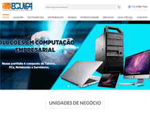 Tablet Screenshot of equipa.com.br